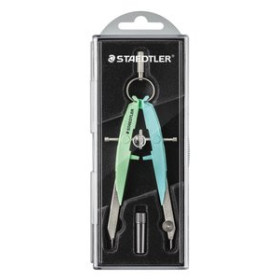 Compases COMPAS STAEDTLER MARS 556 PASTEL AZUL CIELO Y MENTA