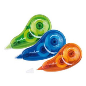 Correctores en cinta CORRECTOR CINTA MOLIN 5 mm x 8 m COLORES SURTIDOS BLISTER DE 1