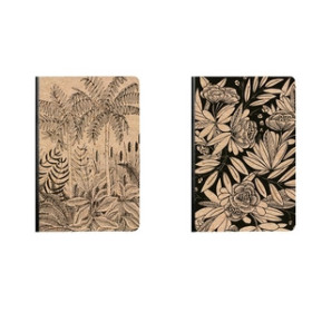 Papel técnicas secas: Blocs y láminas CUADERNO CLAIREFONTAINE CERISIER ENCOLADO A5 HORIZONTAL 80h