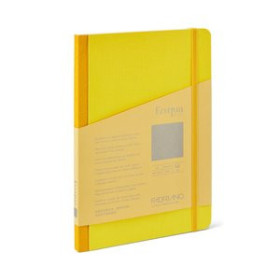 Cuadernos de notas CUADERNO FABRIANO ECOQUA PLUS TELA A5 80hj. 90gr. LISO LIMON