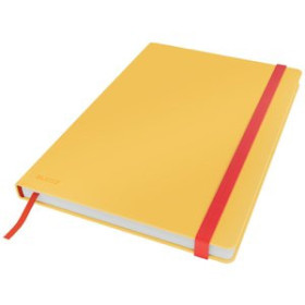 Cuadernos de notas CUADERNO LEITZ COSY TOUCH B5 50gr. 80h CUAD. con GOMA AMARILLO