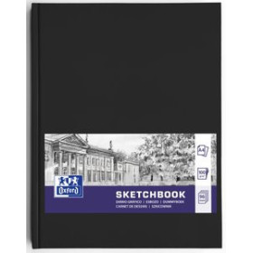 Papel técnicas secas: Blocs y láminas CUADERNO OXFORD ARTBOOKS ESBOZO (cosido) 100g 96h A4 LISO NEGRO