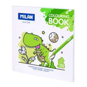 Libros de Regalo CUADERNO PARA COLOREAR MILAN 140g 20h DINO LAND