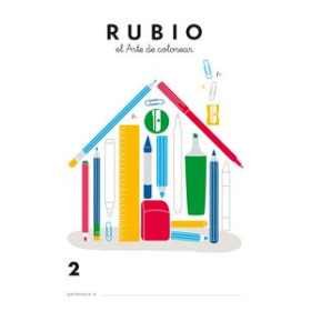 Cuadernos Rubio CUADERNO RUBIO A4 de COLOREAR Nº 2 (3-4 años)