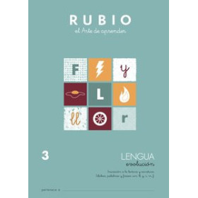 Cuadernos Rubio CUADERNO RUBIO A4 LENGUA EVOLUCION Nº 3 (5-6 años)