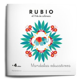 Cuadernos Rubio CUADERNO RUBIO A4 MANDALA EDUCATIVO (+4 años)