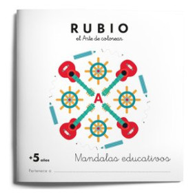 Cuadernos Rubio CUADERNO RUBIO A4 MANDALA EDUCATIVO (+5 años)