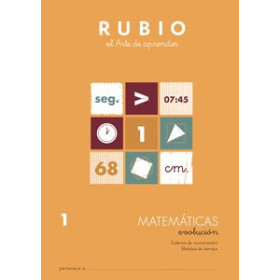 Cuadernos Rubio CUADERNO RUBIO A4 MATEMATICAS EVOLUCION Nº 1 (7-8 años)