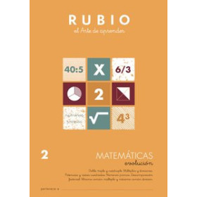 Cuadernos Rubio CUADERNO RUBIO A4 MATEMATICAS EVOLUCION Nº 2 (9-10 años)