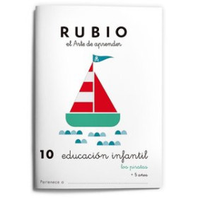 Cuadernos Rubio CUADERNO RUBIO A5 EDUCACION INFANTIL Nº 10 - LOS PIRATAS (+5 años)