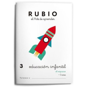 Cuadernos Rubio CUADERNO RUBIO A5 EDUCACION INFANTIL Nº 3 - EL ESPACIO (+3 años)