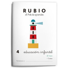 Cuadernos Rubio CUADERNO RUBIO A5 EDUCACION INFANTIL Nº 4 - EL MAR (+3 años)