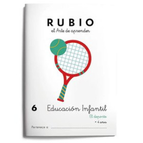 Cuadernos Rubio CUADERNO RUBIO A5 EDUCACION INFANTIL Nº 6 - EL DEPORTE (+4 años)