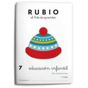 Cuadernos Rubio CUADERNO RUBIO A5 EDUCACION INFANTIL Nº 7 - LAS ESTACIONES (+4 años)