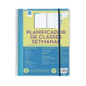 Agendas escolares CUADERNO/AGENDA FINOCAM CATALAN DEL DOCENT ESPIRAL tapa PP S/V 230x310 CON GOMA NO DATA