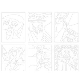 Arena para modelar CUADRO ARENA NIEFENVER MOD.ARTE PACK DE 6