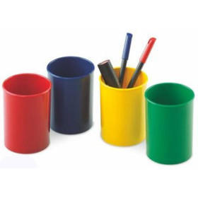 Cubiletes portalápices CUBILETE FAIBO PLASTICO OPACO AZUL