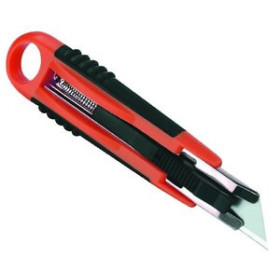 Cúteres CUTER RETRACTIL ERGO 18 mm con GUIA METALICA