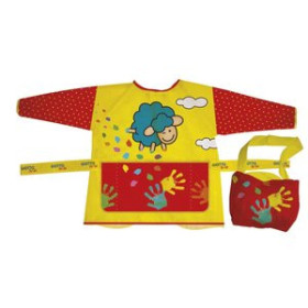 Pinceles y accesorios de pintura DELANTAL GIOTTO BEBE CON MANGAS AJUSTABLES