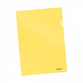 Dosieres ángulo recto DOSIER ANGULO RECTO DOHE PP CRISTAL 120µ A4 AMARILLO PAQUETE de 10