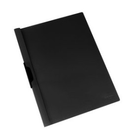 Dosieres clip DOSIER CLIP DATABANK PP A4 pinza METAL 30h NEGRO