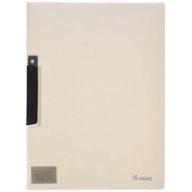 Dosieres clip DOSIER CLIP DOHE PP A4 pinza PLASTICO PIVOT. 30h GRIS