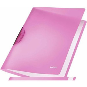 Dosieres clip DOSIER CLIP LEITZ PP COLORCLIP RAINBOW A4 pinza PLASTICO PIVOT.30h VIOLETA