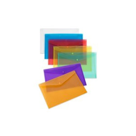 Dosieres sobre y bolsas cremallera DOSIER SOBRE CARCHIVO PP BROCHE A4 TRANSL. VERDE