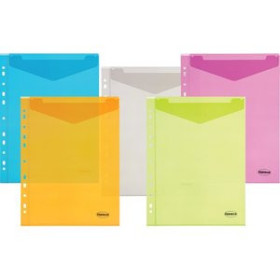 Dosieres sobre y bolsas cremallera DOSIER SOBRE CENTRUM PP A4 VERTICAL MULTITALADRO SURTIDO
