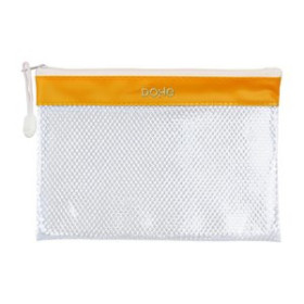 Dosieres sobre y bolsas cremallera DOSIER SOBRE DOHE CREMALLERA A5 PVC BLANCO/AMARILLO