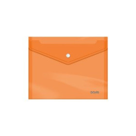 Dosieres sobre y bolsas cremallera DOSIER SOBRE DOHE PP BROCHE A5 APAISADO TRASLUCIDO NARANJA