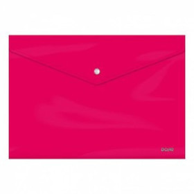 Dosieres sobre y bolsas cremallera DOSIER SOBRE DOHE PP OPACO BROCHE Fº APAISADO ROSA