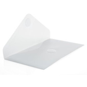 Dosieres sobre y bolsas cremallera DOSIER SOBRE OFFICE BOX PP VELCRO RECIBO CRISTAL