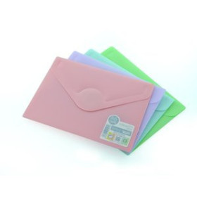 Dosieres sobre y bolsas cremallera DOSIER SOBRE OFFICE BOX PP V-LOCK A6 BLUSH SURTIDO (4 col.)