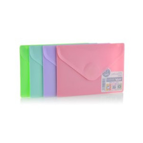 Dosieres sobre y bolsas cremallera DOSIER SOBRE OFFICE BOX PP V-LOCK A7 BLUSH SURTIDO (4 col.)