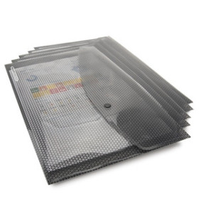 Dosieres sobre y bolsas cremallera DOSIER SOBRE RAPESCO ECO PP TRANSLUCIDO BROCHE A4+ GRIS CAMUFLAJE PACK de 5