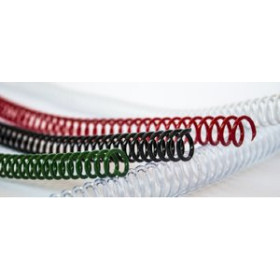 Encuadernación espiral ESPIRAL PLASTICO paso 64 (5:1") ROJO 16 mm CAJA de 50