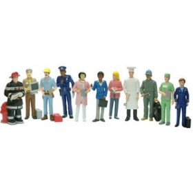 Juegos tradicionales ESTUCHE MINILAND 11 FIGURAS DE OFICIOS 12.5 cm