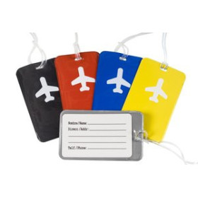 Fundas de identific. (portadistintivos) ETIQUETA PARA MALETA EN CHAROL