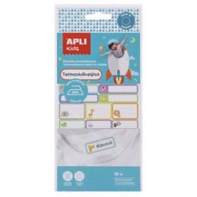 Etiquetado textil ETIQUETAS ADH.MANUALES APLI TAMAÑOS SURTIDOS BOLSA de 35