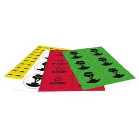 Etiquetas adhv. escritura manual ETIQUETAS ADH.MANUALES TICO BLANCA Y FLUOR TAMAÑOS SURTIDOS PACK DE 10