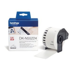 Etiquetado electrónico ETIQUETAS BROTHER CONTINUA PAPEL BLANCO  54 mm ROLLO 30