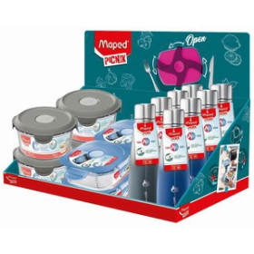 Tuppers EXPOSITOR MAPED PICNIK ADULTO MIXTO SURTIDO DE 16