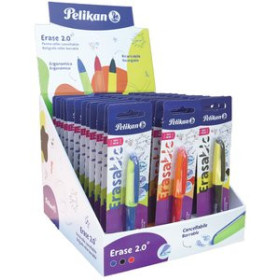 Bolígrafos y rollers borrables EXPOSITOR PELIKAN GAMA ERASE 2.0 DE 96 UNIDADES (24007054)