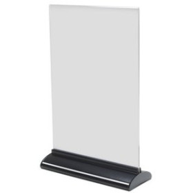 Expositores sobremesa EXPOSITOR SOBREMESA DEFLECT-O CONTOUR EN FORMA DE T A4 VERTICAL CRISTAL