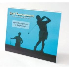 Expositores sobremesa EXPOSITOR SOBREMESA FAIBO EN FORMA DE L A4 HORIZONTAL CRISTAL