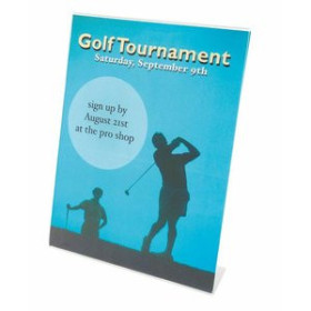 Expositores sobremesa EXPOSITOR SOBREMESA FAIBO EN FORMA DE L A5 VERTICAL CRISTAL