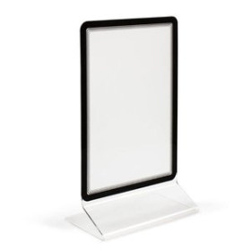 Expositores sobremesa EXPOSITOR SOBREMESA TARIFOLD EN FORMA DE T A4 MAGNETO VERTICAL TRANSPARENTE