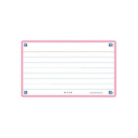 Fichas rayadas FICHAS OXFORD FLASH 2.0 COLOR HORIZONTAL 125x75mm (A7) ROSA paquete de 30