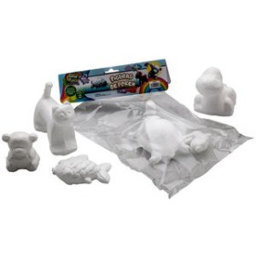 Poliespán (figuras y formas) FIGURAS POLIESPAN SURTIDO BOLSA 6 (Gato